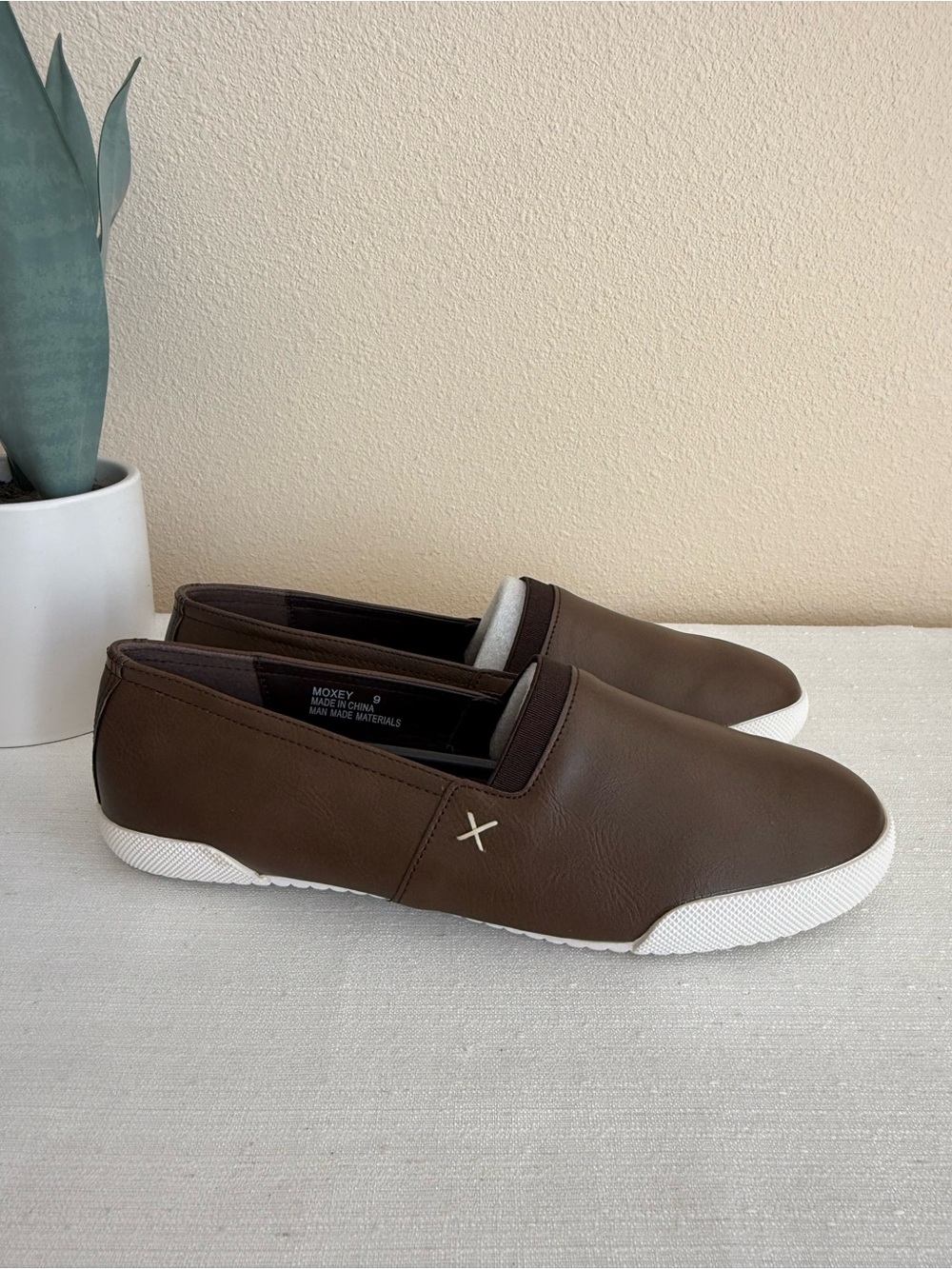 New Boutique By Corkys Moxey Slip-On Casual Sneakers in Brown